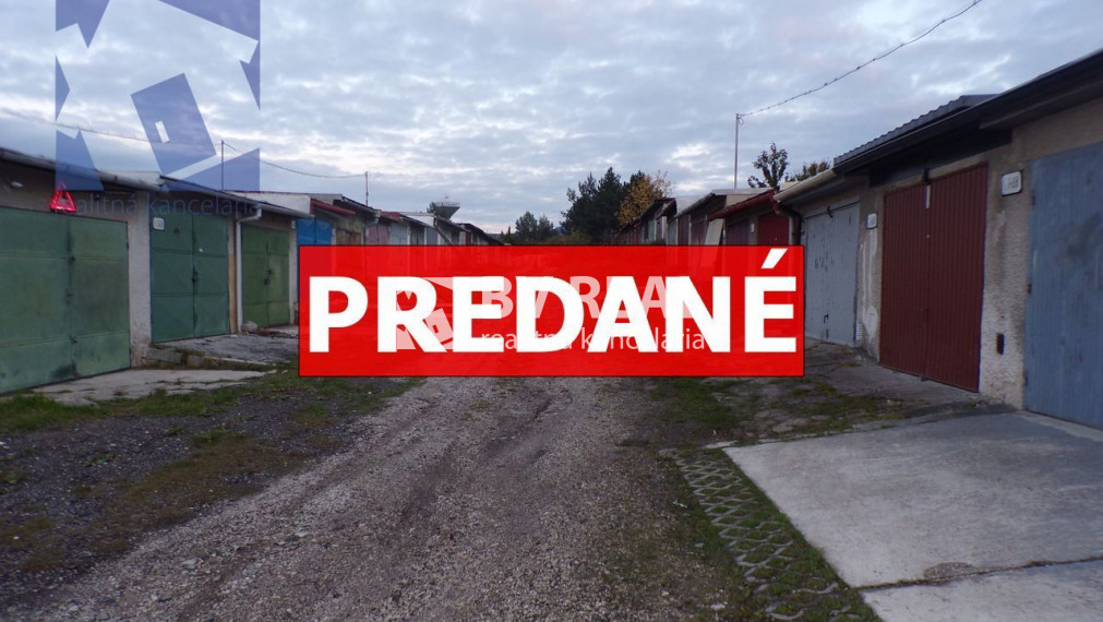 PREDANÉ BV REAL Na predaj garáž 20 m2 Prievidza 70145