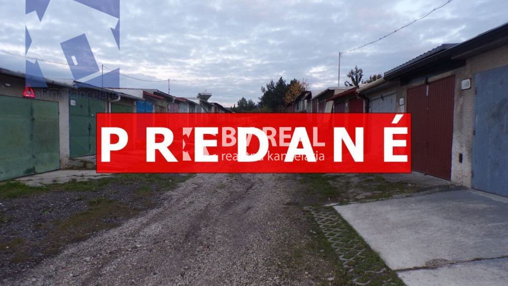 PREDANÉ BV REAL Na predaj garáž 20 m2 Prievidza 70170