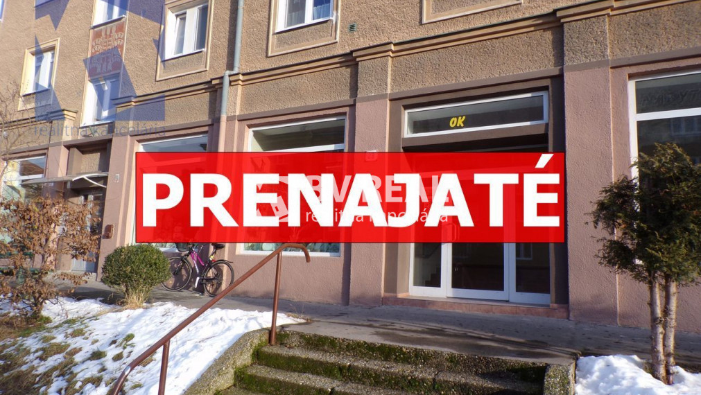 PRENAJATÉ BV REAL Na prenájom komerčný priestor 138,34 m2 Prievidza FM1017