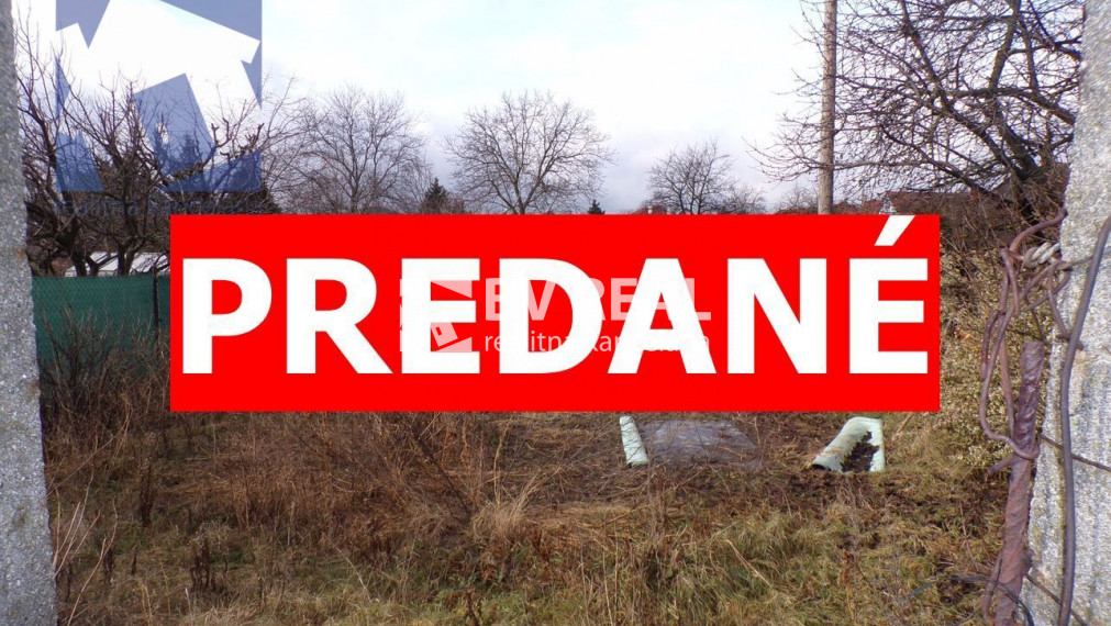 PREDANÉ BV REAL pozemok 953 m2 na rodinný dom Topoľčianky FM1016