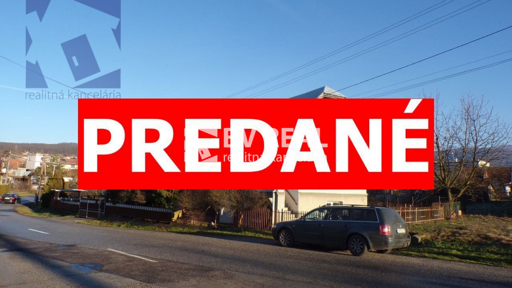 PREDANÉ BV REAL rodinný dom 2128 m2 Kamenec pod Vtáčnikom okres Prievidza FM1057