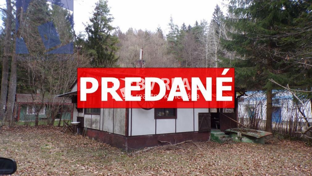 PREDANÉ BV REAL rekreačná chata 58 m2 Ráztočno časť Remata okres Prievidza FM1071