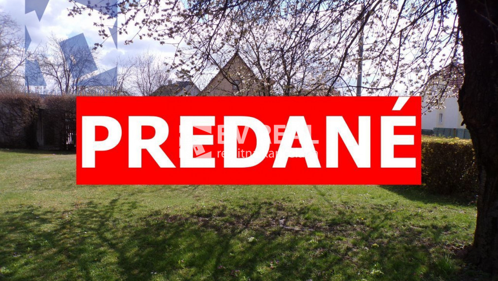 PREDANÉ BV REAL pozemok 400 m2 na stavbu rodinného domu Prievidza FM1078