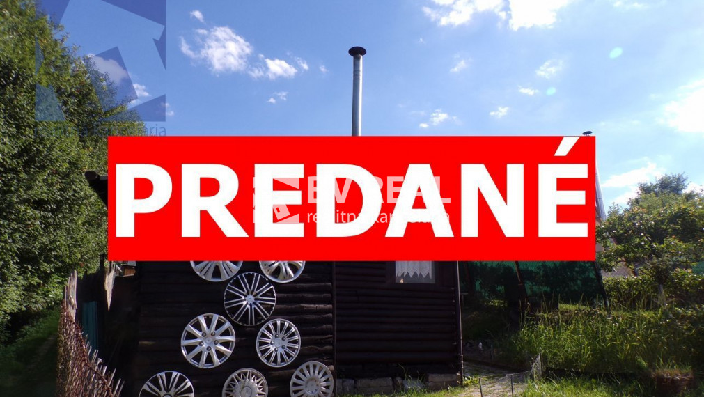 PREDANÉ BV REAL záhradná chata so záhradou 391 m2 Handlová FM1144