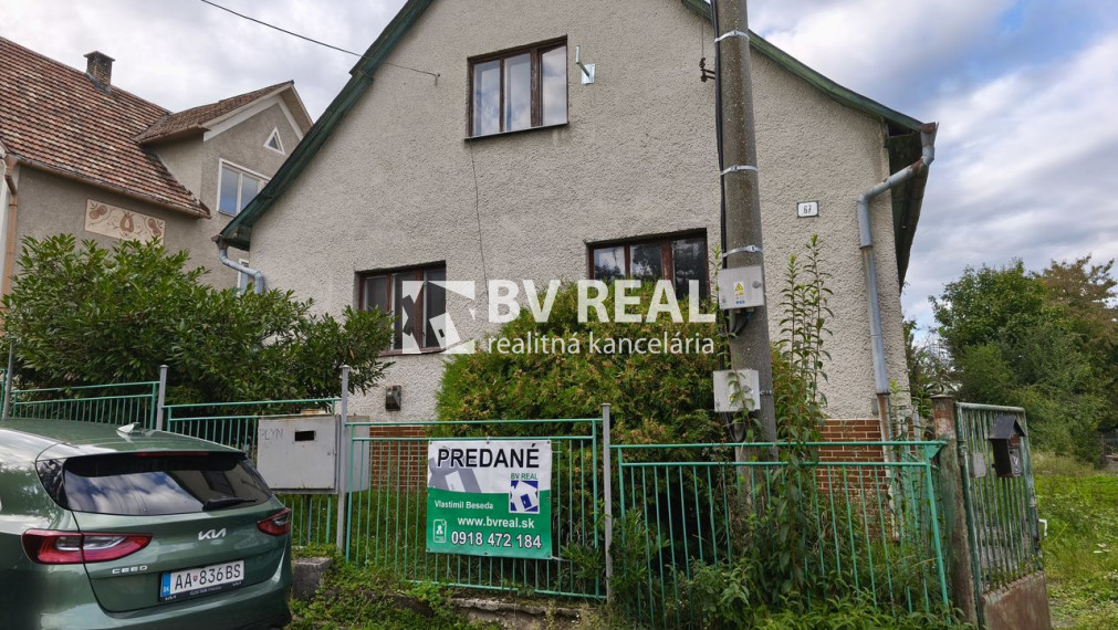 PREDANÉ BV REAL rodinný dom Diviaky nad Nitricou BV4003