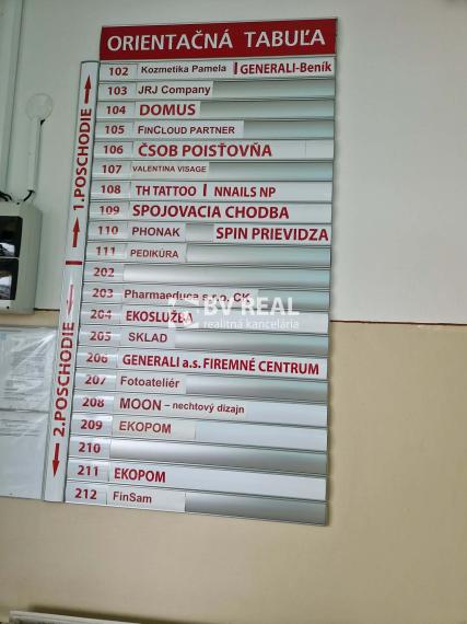 BV REAL Na prenájom komerčný priestor 45 m2 Prievidza FM2386