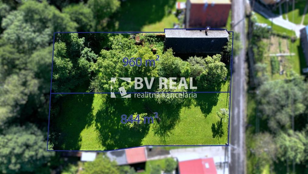 BV REAL predaj pozemok 844 m2 Dlžín okres Prievidza BV3024