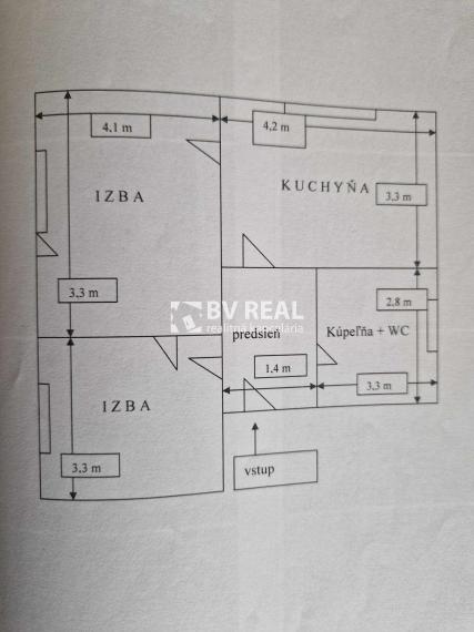 BV REAL Na prenájom 2 izbový byt Žiar nad Hronom FM2327