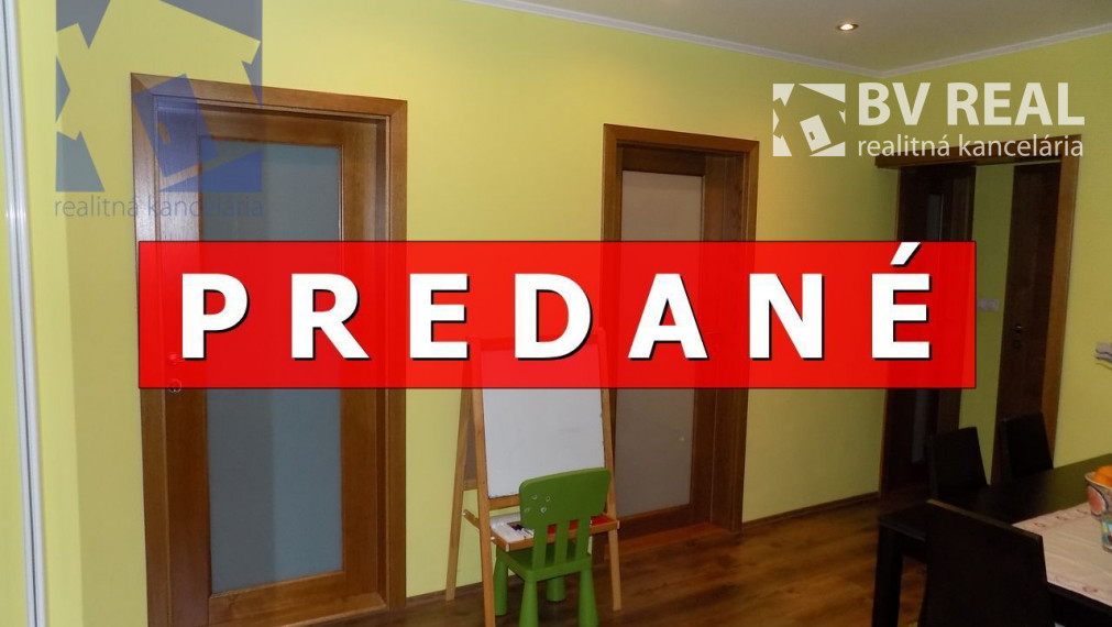 PREDANÉ EXKLUZÍVNE 4 izbový byt 86 m2 Prievidza Urbánkova Zapotôčky BV1001