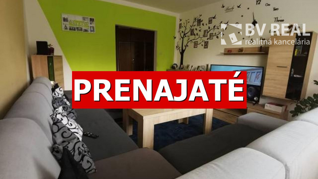 BV REAL Exkluzivne prenajatý  3 izbový byt 72 m2 Prievidza BVE003