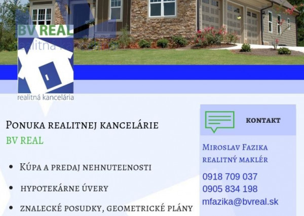 BV REAL Kúpa 2 izbový byt Nováky alebo Zemianske Kostoľany 70011