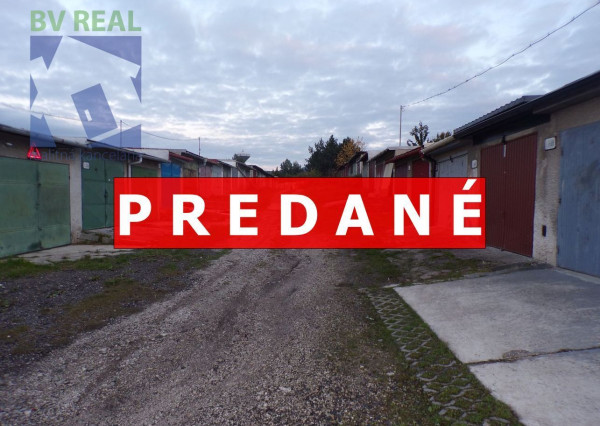PREDANÉ BV REAL Na predaj garáž 20 m2 Prievidza 70170