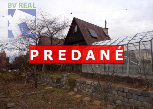 PREDANÉ BV REAL murovaná záhradná chatka so záhradou 267 m2 Prievidza FM1032