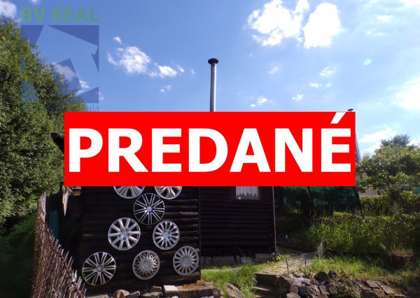 PREDANÉ BV REAL záhradná chata so záhradou 391 m2 Handlová FM1144